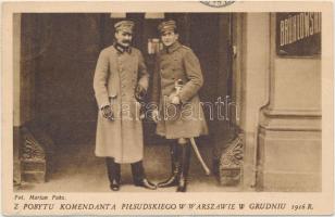 1916 Z pobytu komendanta Pilsudskiego w Warszawie w Grudniu / Marshall Pilsudski in Warsaw (b)