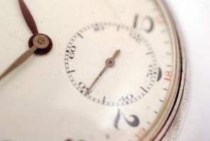 Doxa másodperc mutatós antik zsebóra, működik, jelzett