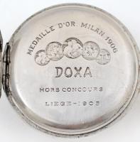 Doxa másodperc mutatós antik zsebóra, működik, jelzett