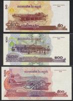Kambodzsa 2001-02. teljes sor 50R,100R,500R,5000R,10.000R,50.000R 6 klf bankjegy T:I