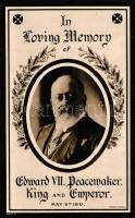 1910 In loving memory of Edward VII. Peacemaker, King and Emperor; obituary postcard