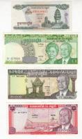 Kambodzsa 1995. teljes sor 100R,200R,500R,1000R,2000R,5000R,10.000R,50.000R ,100.000R 10 klf bankjegy T:I R!