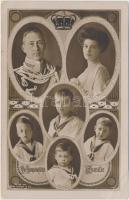 Kronprinz Wilhelm, Kronprinzessin Cecilie; die Kronprinzliche Familie / the German crown prince&#039;s family (EB)