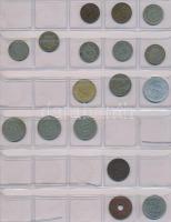 29db vegyes külföldi fémpénz albumba rendezve, közte német, francia, svéd pénzek T:vegyes
29pcs of m...