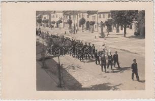 1938 Unknown German town, Parade of the German Air force pilots photo