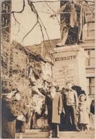 1949 New York City, statue of Kossuth Lajos photo (EK)