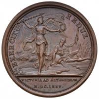 Franciaország 1675. "XIV. Lajos" Br emlékérem. Szign.: I. Mavger F. (41mm) T:2
France 1675...