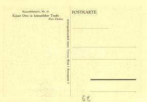 Kaiser Otto in heimatlicher Tracht, Phot. Clairon; Kaiserbildserie Nr. 10