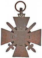 1942. "Tűzkereszt I. fokozata" bronzozott cink kitüntetés mellszalag nélkül T:2-
Hungary 1...