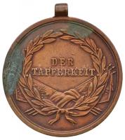 1914. "Ferenc József Bronz Vitézségi Érem "Der Tapferkeit" Br kitüntetés mellszalag n...