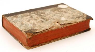 Nagy Ferentz: Szent gyülekezet könyörgései. I-II. darab. Kassán, 1805, Ellinger János. Kopottas, sza...