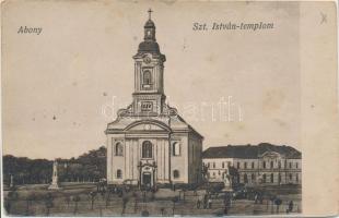 Abony, Szent István templom, Kása Gyula kiadása (Rb)