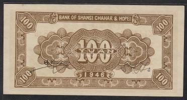 Kína/Provincial Bank/Bank of Shansi Chahar&Hopei 1946. 100Y T:I