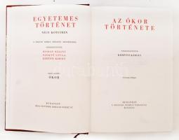 Hóman Bálint, Szekfű Gyula, Kerényi Károly (szerk.): Egyetemes történet. I.-IV. kötet. 1. Az ókor tö...