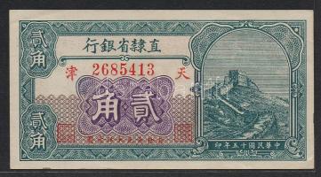 Kína/Provincial Bank/Bank of Chihli 20c T:I