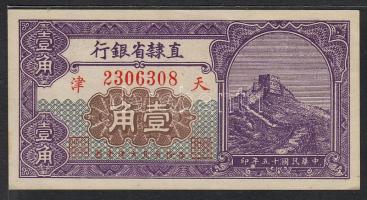 Kína/Provincial Bank/Bank of Chihli 10c T:I