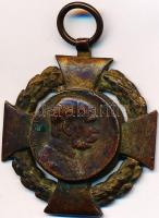 1908. "Polgári Jubileumi Kereszt" aranyozott Br kitüntetés mellszalag nélkül T:3 aranyozás...