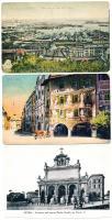 6 db RÉGI olasz városképes lap / 6 old Italian postcards