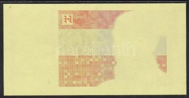 Horvátország 1993. 20K hátoldali + rész előoldali fázisnyomat T:I