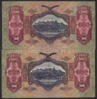 1930. 100P "Nyilaskeresztes" fny-sal (2x) T:II
