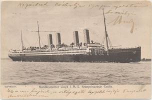 SS Kronprinzessin Cecilie; Norddeutscher Lloyd (EK)