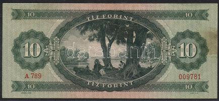 1947. 10Ft T:II+ Csak egyszer hajtva, picit foltos