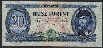 1949. 20Ft T:II+ Csak egyszer hajtva!