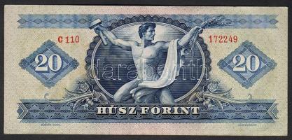 1949. 20Ft T:II+ Csak egyszer hajtva!