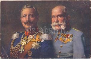 Wilhelm II, Franz Josef, Rotes Kreuz, Kriegsfürsorgeamt Kriegshilfsbüro Nr. 128. (EK)