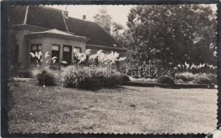 1935 Szentlőrinc, Mándy villa, templom photo (EK)