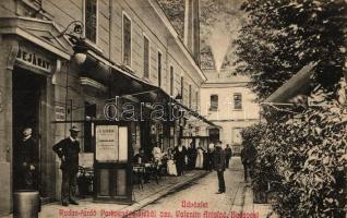 Budapest I. Rudas Gyógyfürdő, Park Vendéglő, özv. Valentin Antalné (fl)