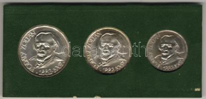 1967. 25Ft Ag + 50Ft Ag + 100Ft Ag "Kodály" sor eredeti MNB tokban T:BU