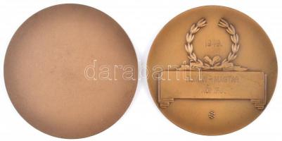 Iván István (1905-1968) 1949. "M.A.SZ. / 1949. Román-magyar női ifj." Br díjérem (67mm) + ...