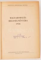 Magyarország helységnévtára 1956. Bp., 1956, Közgazdasági és Jogi Könyvkiadó(Központi Statisztikai H...