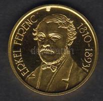 1993. 10.000Ft "Erkel Ferenc" Au 6,982g díszdobozban, számozott tanúsítvánnyal T:PP Csak 5000db! R!