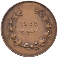 1938. "Turul Szövetség Országos Lövészversenyei" Br díjérem. Szign.: Dömötör (38mm) T:2