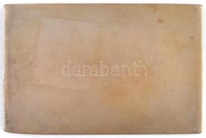 1928. "Görgey Kupa 1928. II. /N.T.E." aranyozott Br díjplakett (59x40mm) + ~1930. "Az...