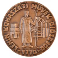 ~1970. "Lenin Kohászati Művek Diósgyőr 1770" Br emlékplakett (62mm) T:2