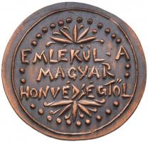 Ifj. Szlávits László (1959-) DN "Petőfi Sándor / Emlékül a Magyar Honvédségtől" Cu emlékér...