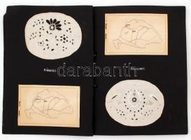 Népies hímzés gyűjtemény, Nagy Magyarország tájegységeinkét (összesen 18db) egy-egy hímzett alátétte...