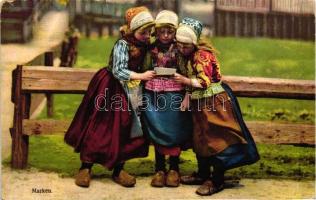 Marken / Dutch folklore, girls, Serie 114. No. 2345.