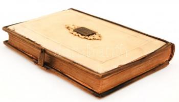 Imakönyv Izraeliták számára, Budapest, 1901, Schlesinger Jos. Kissé viseltes kiadói bakelit kötésben...