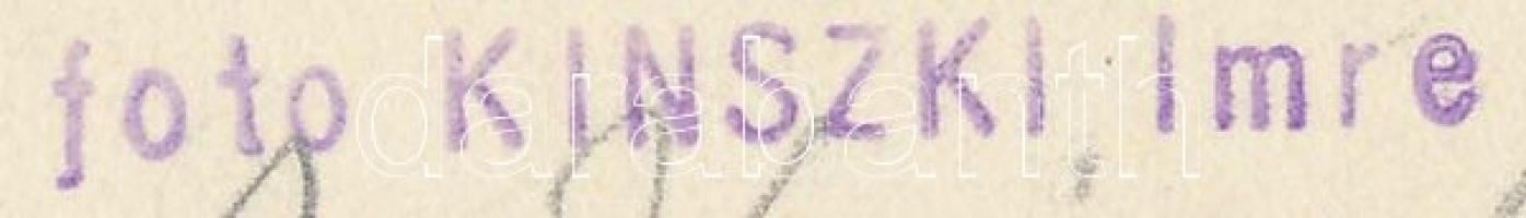 cca 1932 Kinszki Imre (1901-1945): Ein korpulenter Herr, aláírt és pecséttel jelzett vintage fotóműv...