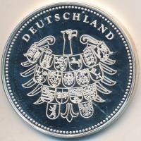 Németország 2000. "10 éves a német egység" Ag emlékérem (15,85g/0.333/34mm) T:PP
Germany 2...