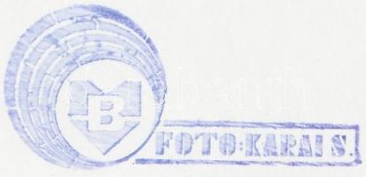 1968 február 9. Budapest, az első metrókocsik érkezése, átvétele, 2 db fotó, az egyik jelzett (Karai...