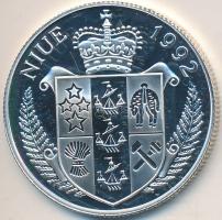 Niue 1992. 5$ Ag "Veszélyeztetett állatvilág - Delfin" T:PP
Niue 1992. 5 Dollars Ag "...