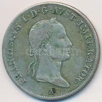 Ausztria 1832A 20kr Ag "I. Ferenc" T:2- patina Austria 1832A 20 Kreuzer Ag "Franz I" C:VF patina