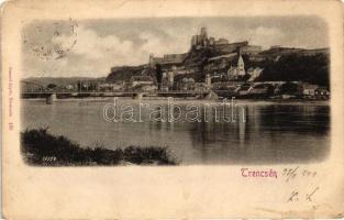 1899 Trencsén, vár, híd / castle, bridge (EK) 