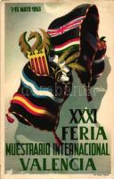 1953 XXXI Feria Muestrario Internacional Valencia / 31st International Sample Fair in Valencia So. Stpl s: Alvarez Gamez (EK) 