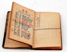 1942 Tárca naptár szövet borítóval